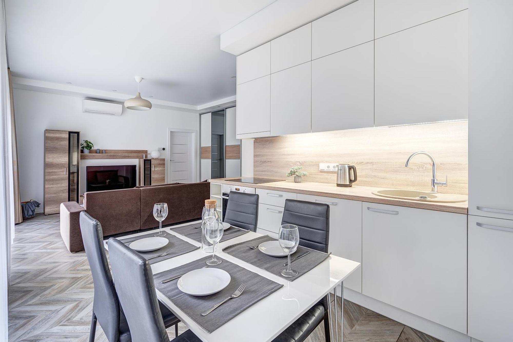 Cohost I New Basteja Life Apartments W-Garage Prkg & Self Check-In VNO Kamer foto