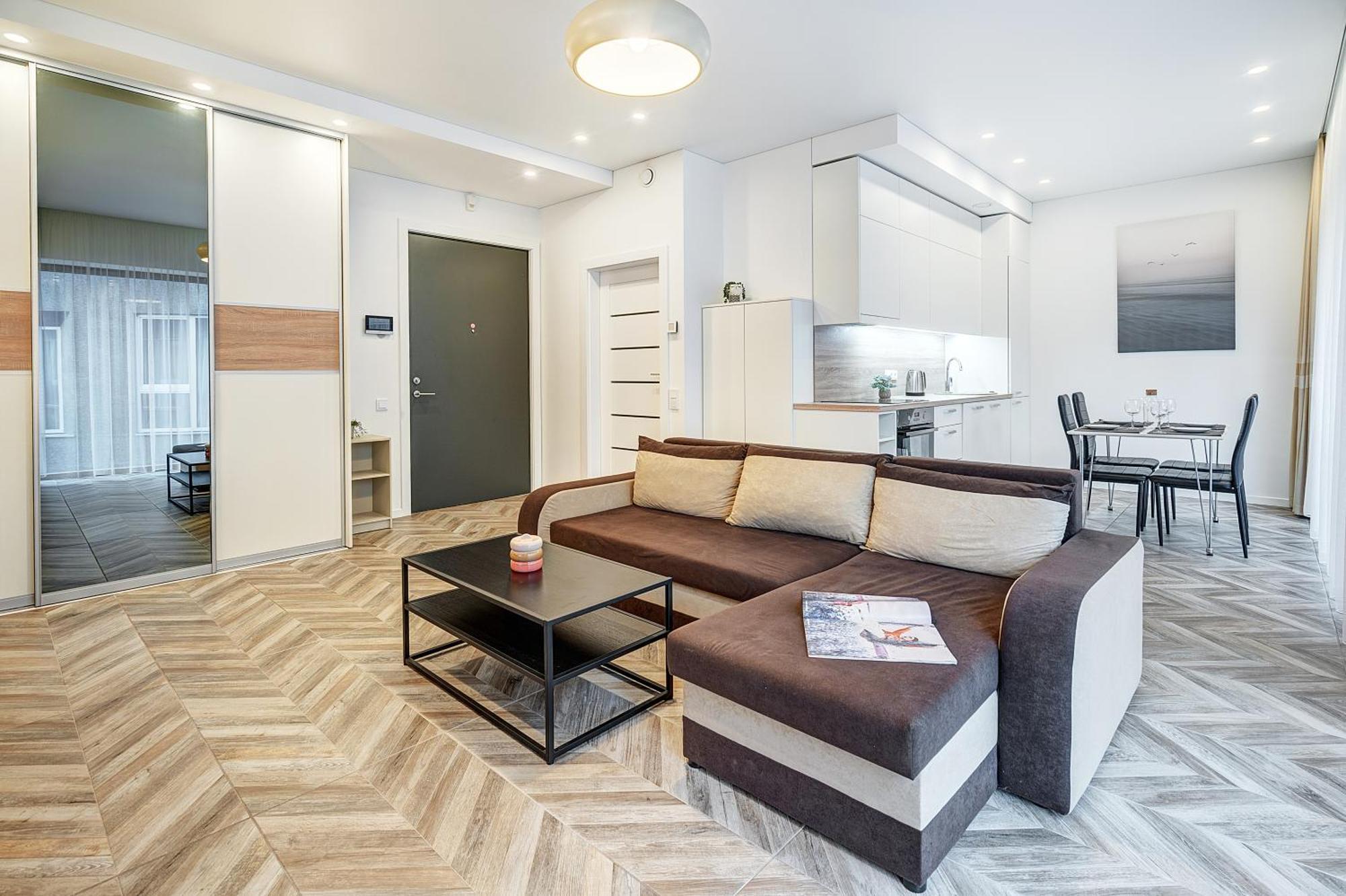 Cohost I New Basteja Life Apartments W-Garage Prkg & Self Check-In VNO Kamer foto